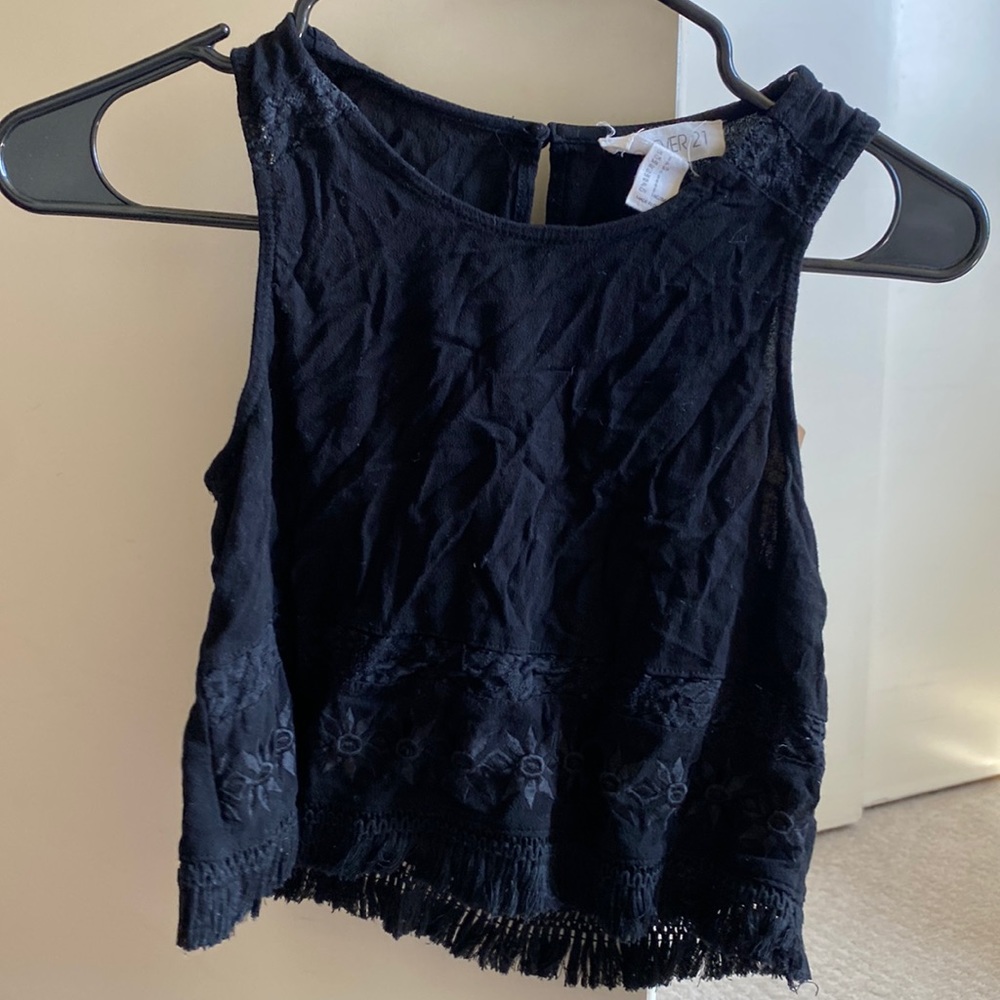 Cute tassle crop top